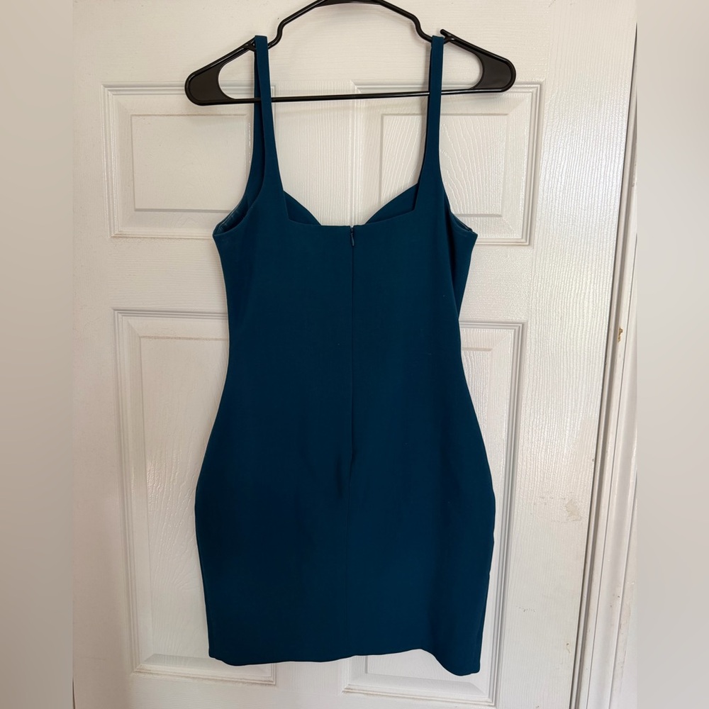 LIKELY dark teal cocktail dress - Picture 2 of 3